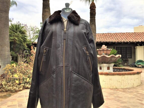 big l leather jacket