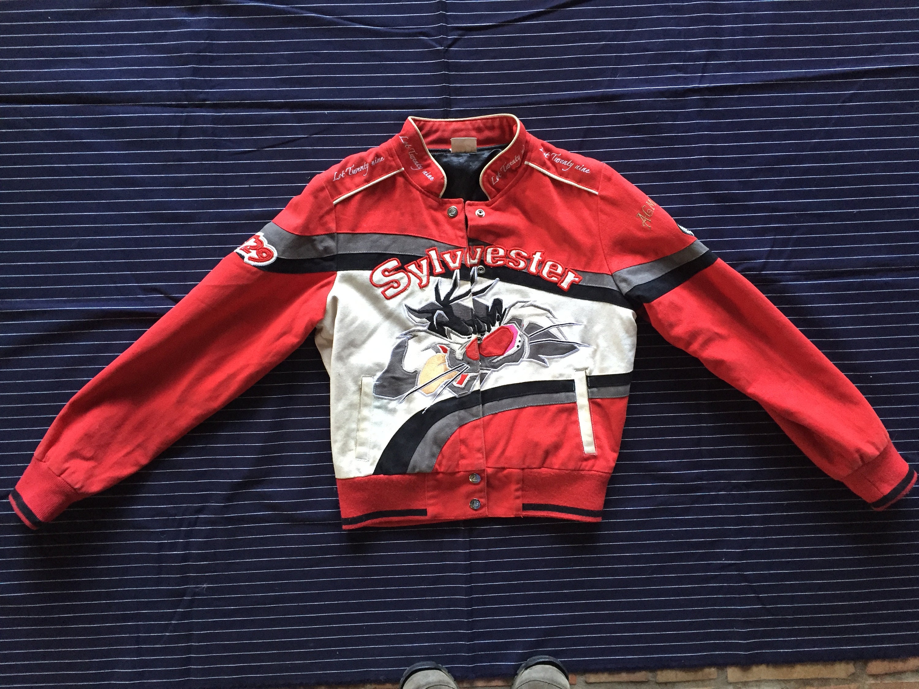 Lot 29 JH Design Style NASCAR JACKET Featuring Looney Tunes Lot 29 JH Design Style NASCAR JACKET Featuring Looney Tunes