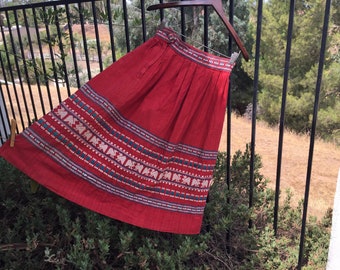 スカート vintage Guatemala hand stitch skirt スカート vintage Guatemala hand stitch skirt vintage