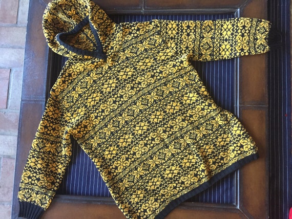 Unique Wool Chenille Blend Pullover Hoodie by ESC… - image 1