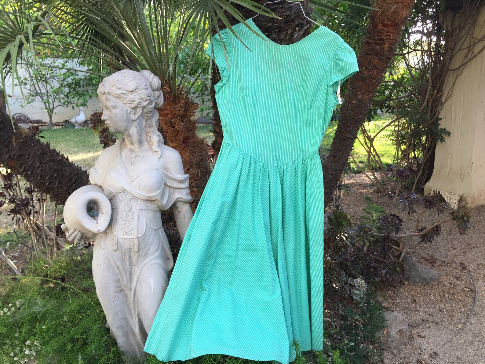 Minty Green Tea Party Dress by Jane Schaffhausen for BELLE Etsy