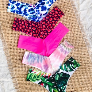BUNDLE DEAL: Seamless MAILE Bikini Bottom – Cheeky V-Cut Swimwear – Raw Hem, One-Layer with Liner – Minimalist Brazilian Bikini