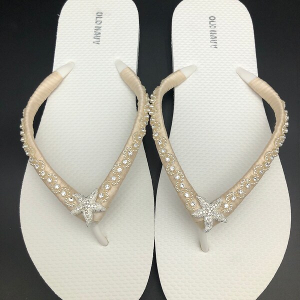 Beach Wedding Flip Flops - Etsy