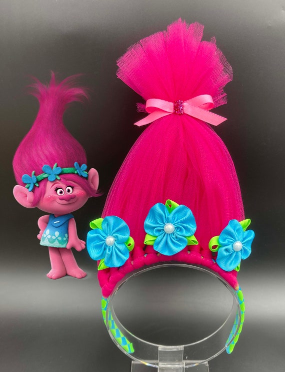 Troll Headbands Poppy Troll Hot Pink Poppy Headband Troll - Sweden