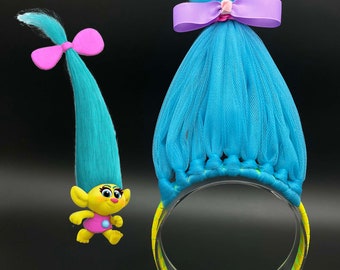 Custom Trolls Headbands, Smidge Headband, Troll Headband Adult, Troll World Tour, Troll Hair, Halloween Costume