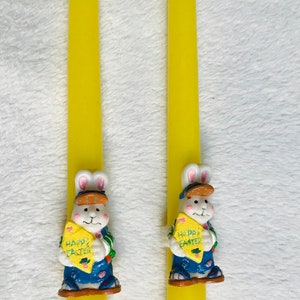 Vintage Easter taper candles