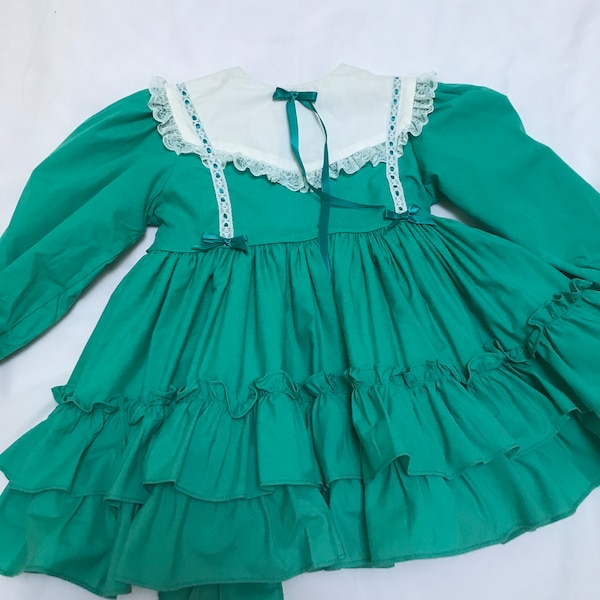 4t green  Martha’s Miniatures dress