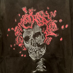 Grateful Dead Jacket - Hand Painted One-of-a-Kind - Hippie Boho Festival Wear