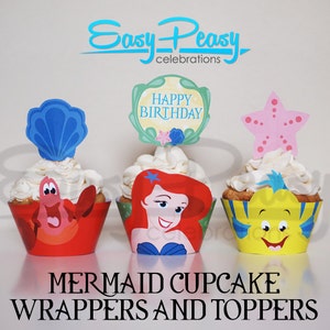 Mermaid Cupcake Set