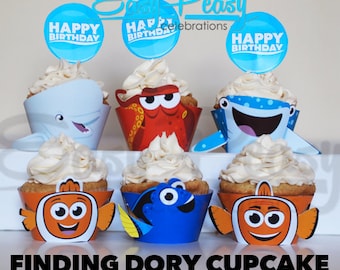 Finding Dory (Inspired) Cupcake Set