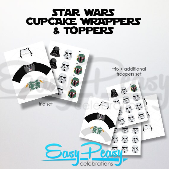 Papyrus Star Wars Geburtstagskarten-Set – 3 Motive (Ewok, Cupcake, Millennium Falcon)