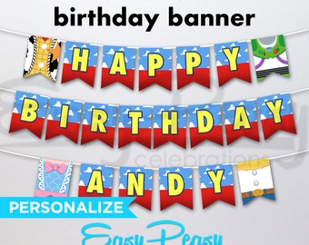 Personalized - Toy Story banner