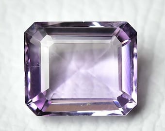 12.10 Carats Natural Pink Amethyst Faceted Gemstone 13x15.5mm Octagon Shape Amethyst Gemstones Loose Cut Gems Stones J-628