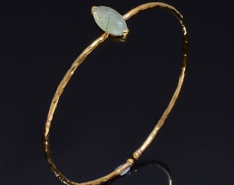 Labradorite 18k Gold Plated Brass Bezel 62 Cms Handmade Bangles /& Bracelets Stackable,