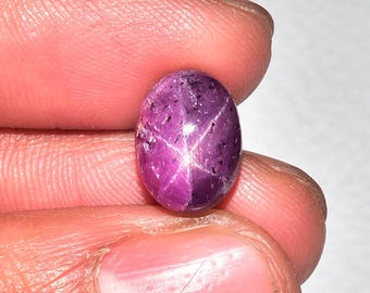 9.40 Carats Natural Star Ruby Cabochons 8.4x11.3mm Oval Shape Genuine Ruby Gemstones Cabs Smooth Stones Loose Cabochon Precious Cab J-176