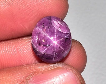 12.90 Carats Natural Star Ruby Cabochons 11x13mm Oval Shape Genuine Ruby Gemstones Cabs Smooth Gems Stones Loose Cabochon Precious Cab J-182
