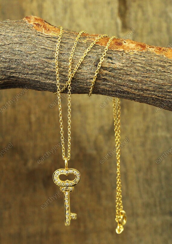 Natural Diamond Necklace Gemstone 925 Sterling Silver Or Gold Vermeil Charm Necklace Genuine Diamonds Gem Stones Jewelry P064