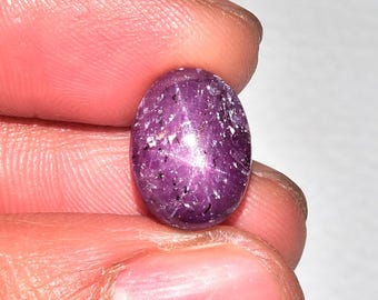 10.50 Carats Natural Star Ruby Cabochons 9.5x12.5mm Oval Shape Genuine Ruby Gemstones Cabs Smooth Stones Loose Cabochon Precious Cab J-179