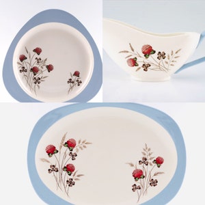 Dinner Set  Mid Century  by Spode China, England Summer Days Dinner Plates/Bowls/Vegetable Dish Replacements/Search/Match