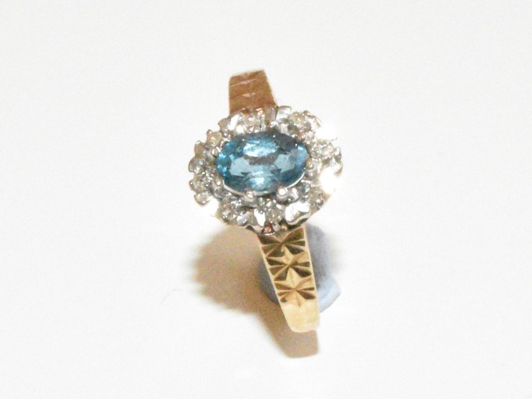 Eli Cover Ringstone Blue Embellished Dress - Back Zipper And Ring Stone Embellishments