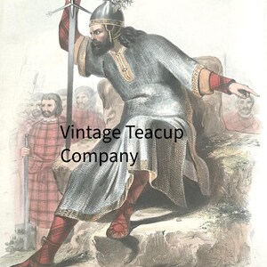 Rare Clans of the Scottish Highlands - MacDonald of the Isles Wall Art Colour Print