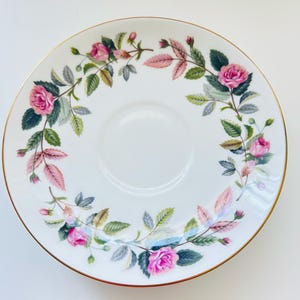 Wedgwood Hathaway Rose Ersatz Untertasse - English Bone China