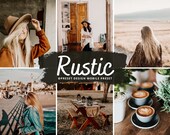 10 RUSTIC Lightroom Presets Boho Presets, Instagram Filter, Vintage Preset, Moody Rich Presets for Blogger, Bohemian Presets, Earthy Presets