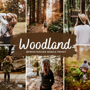 10 Mobile Lightroom Presets & Desktop, Travel Preset for Blogger, Rich Earthy Tone Preset, Woodland Preset, Rustic Nature Instagram Filter