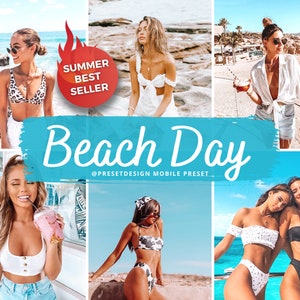 10 Mobile Lightroom Presets, Summer Preset, Instagram presets, Lightroom mobile presets, Blogger presets, Beach Preset, Lifestyle presets