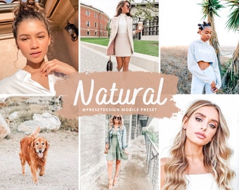 10 mobilnych presetów LIGHTROOM, Preset White Bright, Preset Desktop Blogger, Naturalny Preset Lightroom, Filtr Light Airy Instagram, vsco