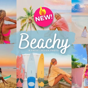 14 Summer Presets | Mobile Lightroom Preset | Lifestyle Presets | Instagram Golden Hour Blogger Presets | Aesthetic Preset | Beach Preset