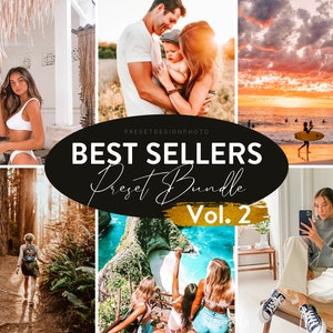 60 Mobile Lightroom Presets, Bestsellers Mobile & Desktop Bundle, Bright Colors, Instagram and blogger presets, Moody Preset, Best presets