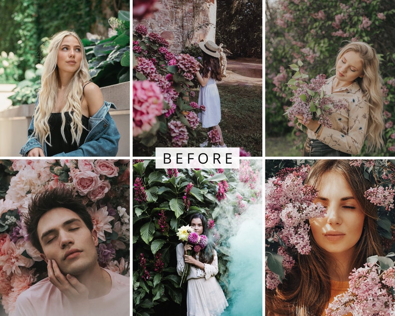 Puede incluir: Un collage de im&aacute;genes con personas posando con flores. Las im&aacute;genes est&aacute;n dispuestas en una cuadr&iacute;cula. La fila superior presenta a una mujer con el pelo largo y rubio que lleva un top negro y una chaqueta vaquera azul, una mujer con el pelo largo y casta&ntilde;o que lleva un vestido blanco y una mujer con el pelo largo y rubio que lleva una camisa marr&oacute;n claro y pantalones negros. La fila del medio presenta la palabra "ANTES". La fila inferior presenta a un hombre con el pelo corto y casta&ntilde;o que lleva una camisa rosa, una mujer con el pelo largo y casta&ntilde;o que lleva un vestido blanco y una mujer con el pelo largo y casta&ntilde;o que lleva una camisa amarilla.