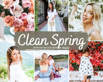 10 preimpostazioni Lightroom mobili, filtri Instagram, preimpostazioni Lightroom desktop, preimpostazioni Influencer, preimpostazioni naturali, preimpostazioni Light Airy Spring