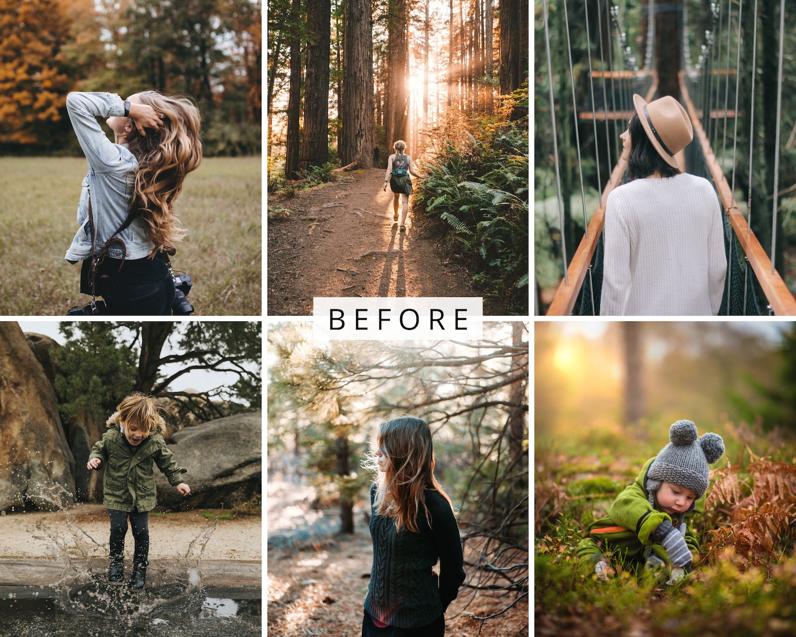 10 Woodland Lightroom Mobile Presets Nature Photo Filters for Etsy