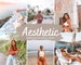 10 Aesthetic Lightroom Mobile Preset, Beige Photo Editing for Instagram Influencer, Light Natural Filter for Blogger, Creamy Preset, Dng