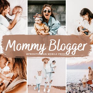 10 Lightroom Presets MOMMY BLOGGER for desktop and mobile Lightroom, baby presets, mother presets, photo editing, Warm Presets, Dng