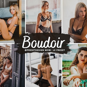 12 Boudoir Lightroom Mobile Preset, Nude Photo Editing Filter, Sexy