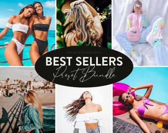 60 Mobile Lightroom Presets, Bestsellers Mobile & Desktop Bundle, Bright Colors, Instagram and blogger presets, Vibrant Preset, Best presets