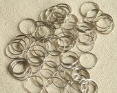 100Pieces 10mm Sliver Round Connectors for DIY Prism Pendant Glass Crystal Bead Garlands Chandelier Wedding Drops Decoraion HD140503DE-2 100