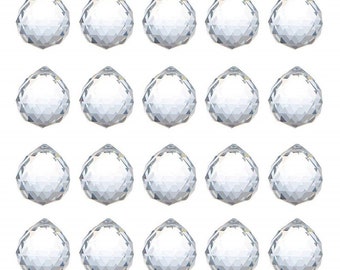 2X Hängen Kristallkugel Kugel Prisma Kronleuchter Lampe Ball Anhänger High Grade 2X Hängen Kristallkugel Kugel Prisma Kronleuchter Lampe Ball Anhänger High Grade