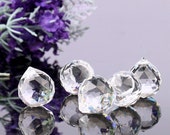 5pcs Clear 20mm Faceted Glass Crystal Chandelier Parts Pendant Prisms Ball Suncatcher Lamp Pendant Wedding X-MAS Home Decor DE1500801 5