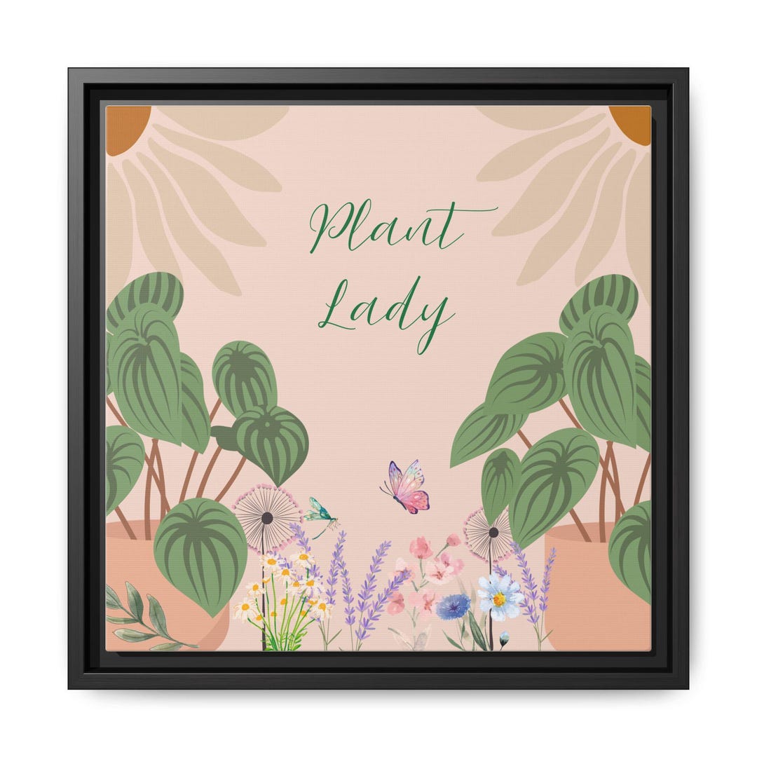 Eco-friendly Wall Art for a Plant Lady, Colorful Home Decor, Boho ...
