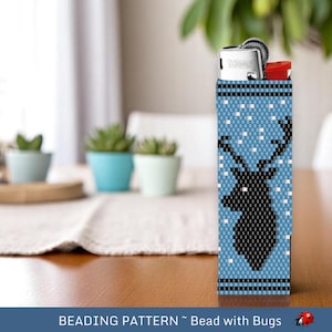 Peyote Stitch Beaded Lighter Cover, MAJESTY by Bead with Bugs