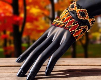 2 Drop Peyote Stitch Bracelet Pattern, SEPTEMBER MORN, PDF download