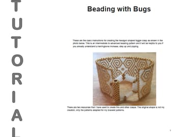 Learn to Make HEXAGON TOGGLE CLASP: Bead with Bugs Tutorial
