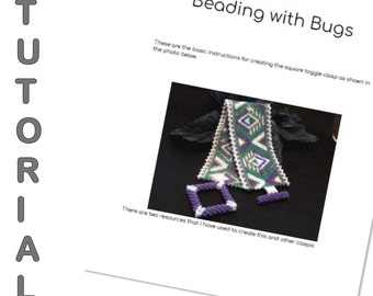 Learn to Make SQUARE TOGGLE CLASP: Bead with Bugs Tutorial