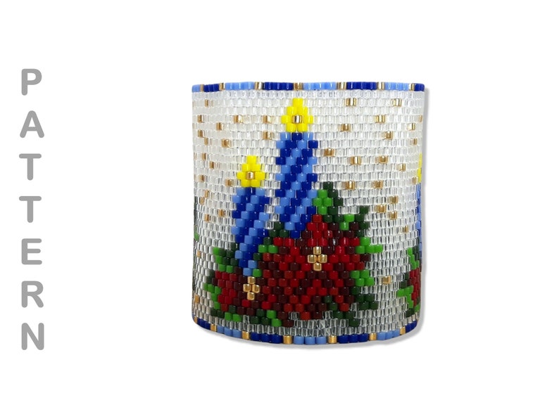 TEA LIGHT COVER Peyote Stitch Tea Light or Votive Cover Etsy