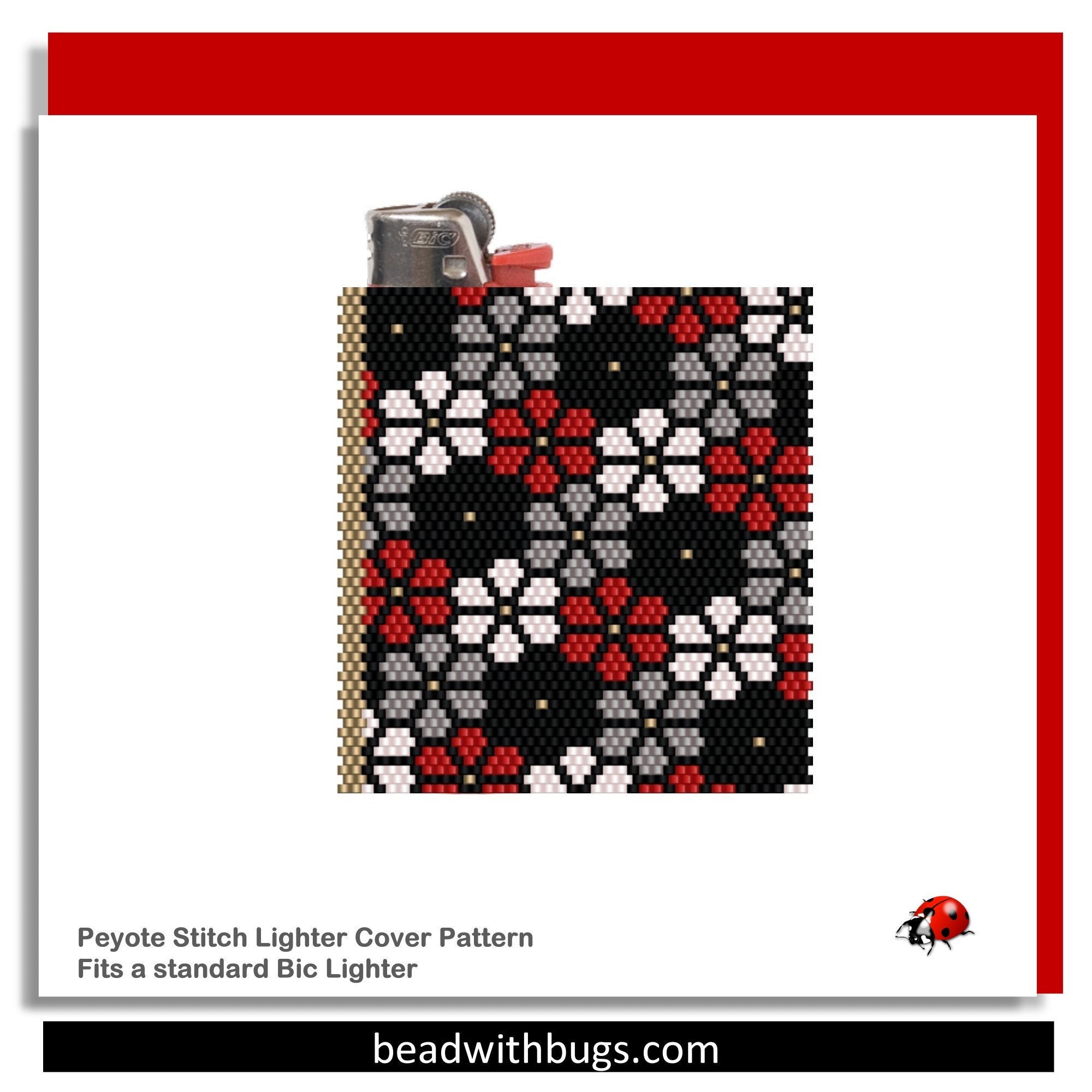 ABSENT FLOWERS: Peyote Stitch Beaded Lighter Cover by Bead With Bugs - Etsy absent-flowers-peyote-stitch-beaded-lighter-cover-by-bead-with-bugs-etsy
