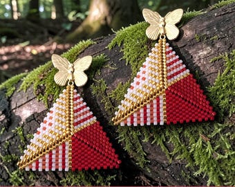 3D Peyote Stitch Beading Pattern: SUMMER WAVES by Bead with Bugs
